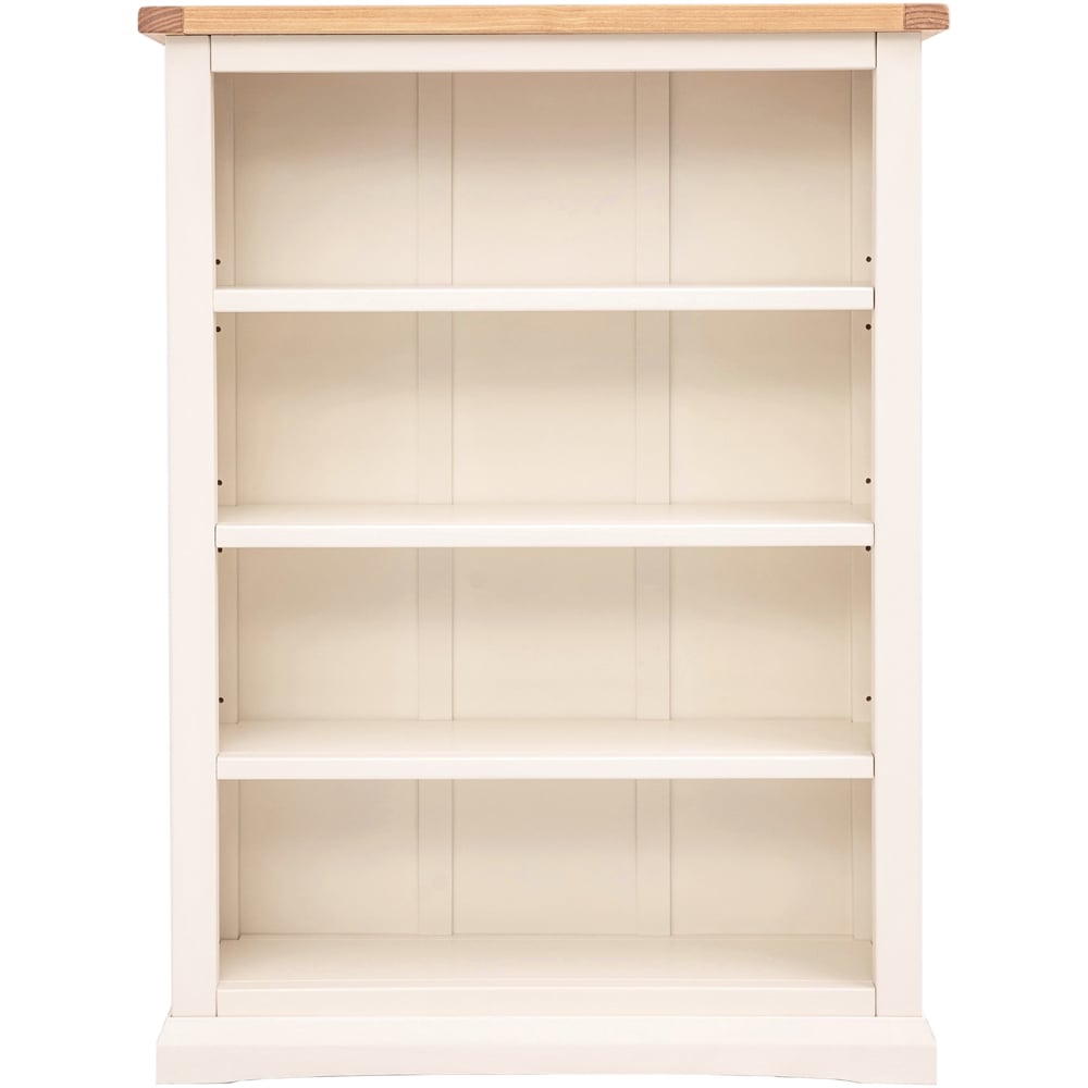 Castelli 4 Shelf Off White Wide Bookcase Image 2
