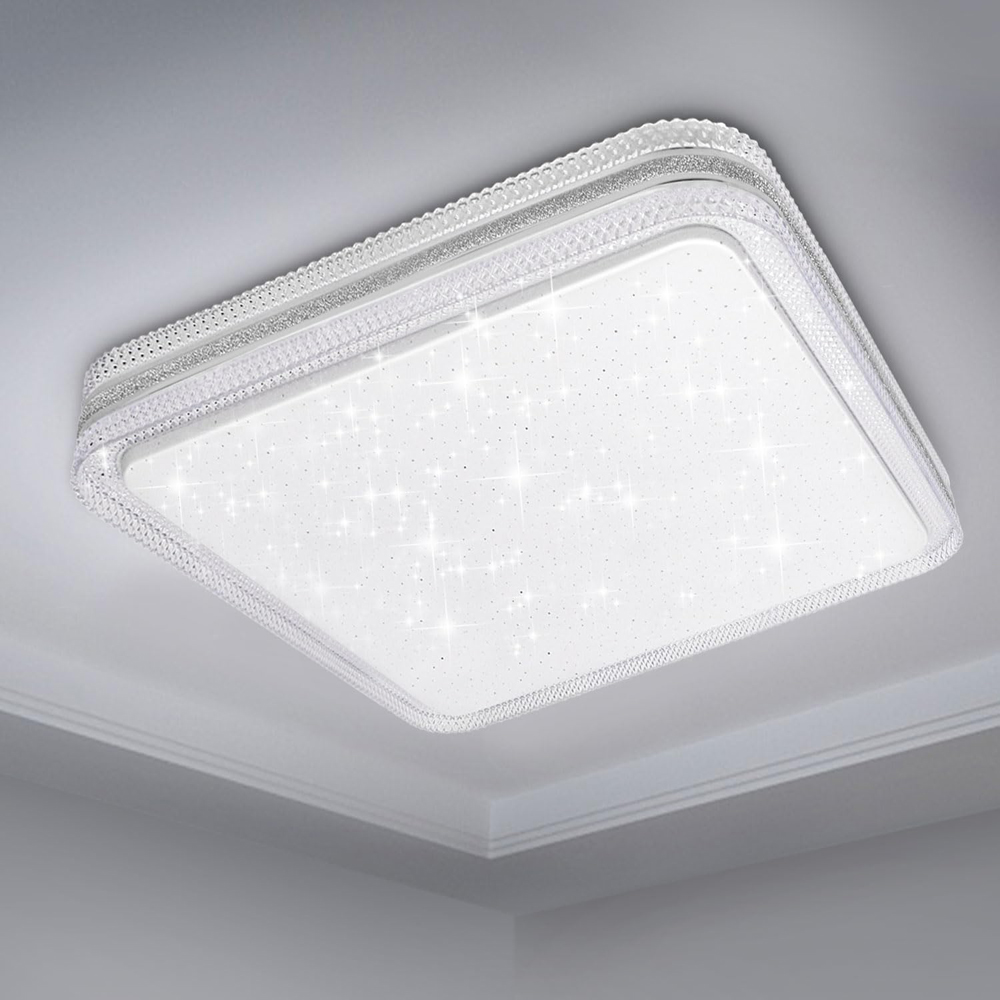 ExtraStar Crystal Effect Border Cool White Ceiling Downlight Image 2
