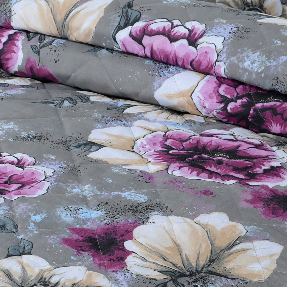 Velosso Double Cassia Floral Bedspread Set Image 2