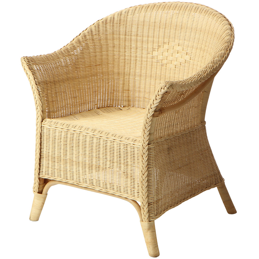 Desser Furniture Natural Wicker Adult King Size Loom Chair Image 2
