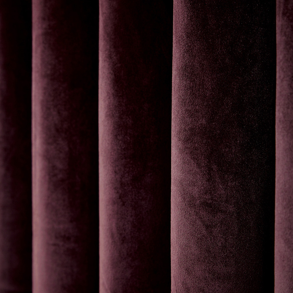 Helena Springfield Escala Lined Mulberry Curtains 168 x 183cm Image 2