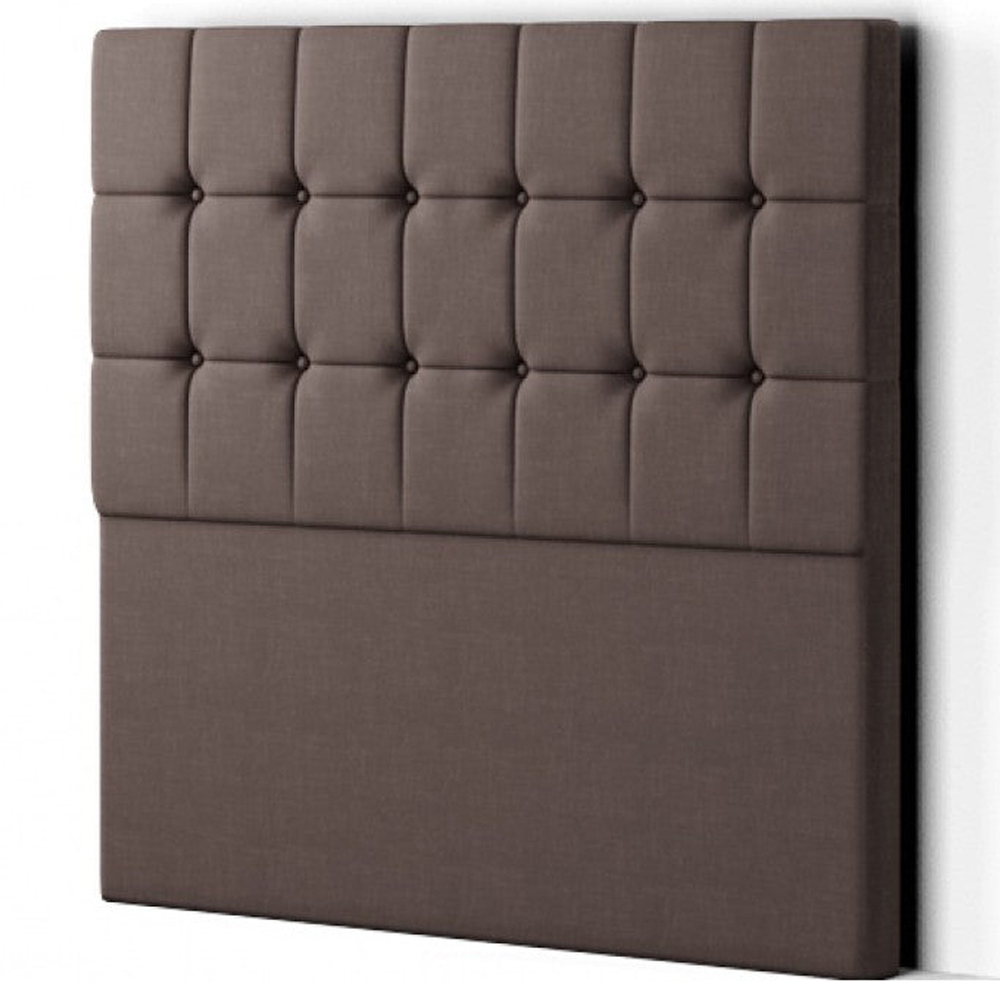 Eleganza Venezia Super King Size Slate Malham Weave Floor Standing Headboard Image 2