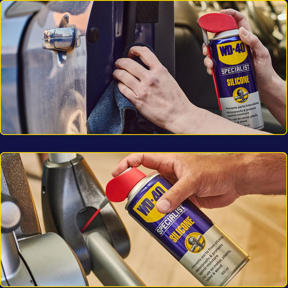 WD-40 Specialist All-Weather Protection Silicone Lubricant Spray 400ml 3 Pack Image 4