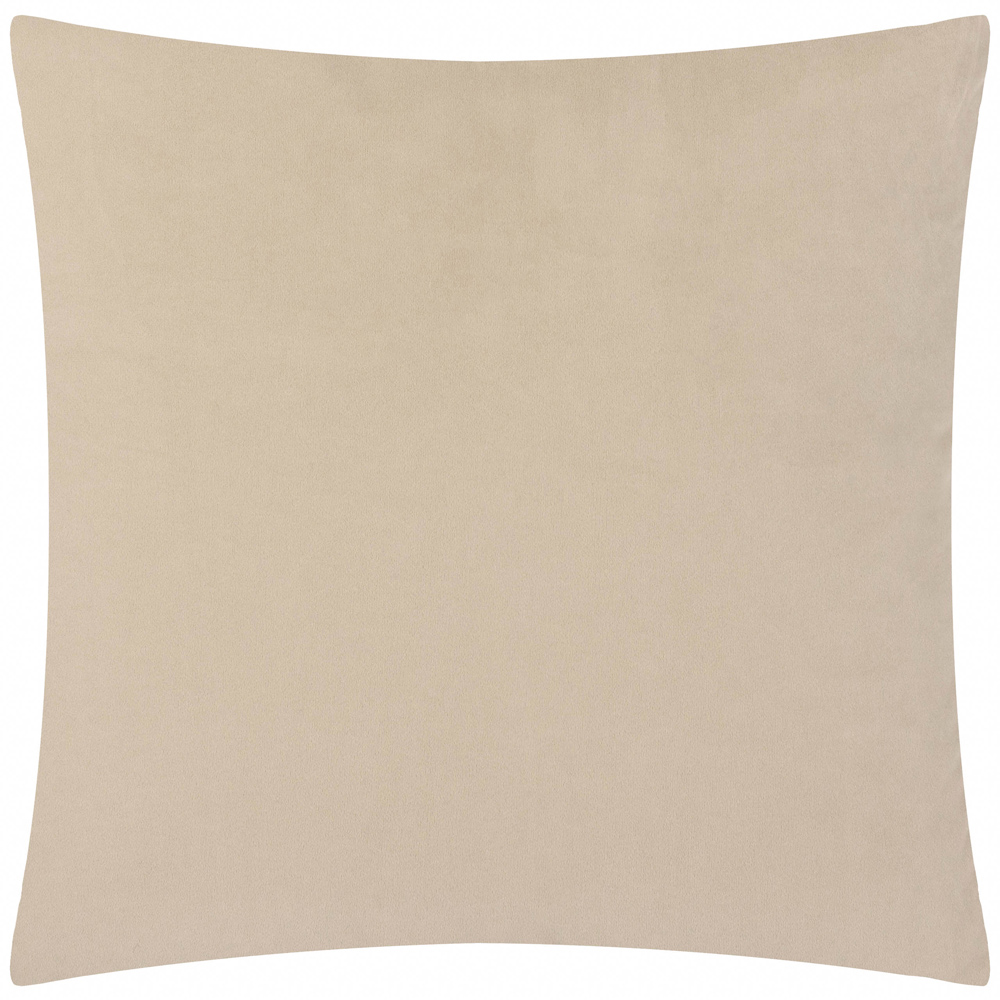 Paoletti Evoke Mink Cut Velvet Cushion 45 x 45cm Image 3