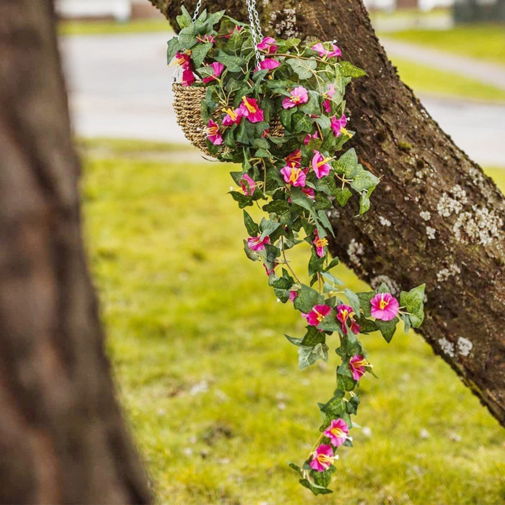 Marco Paul Purple Hanging Basket Image 8