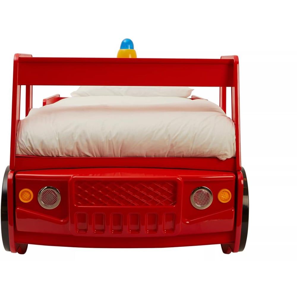 Premier Housewares Single Red Fire Engine Kids Bed Image 3