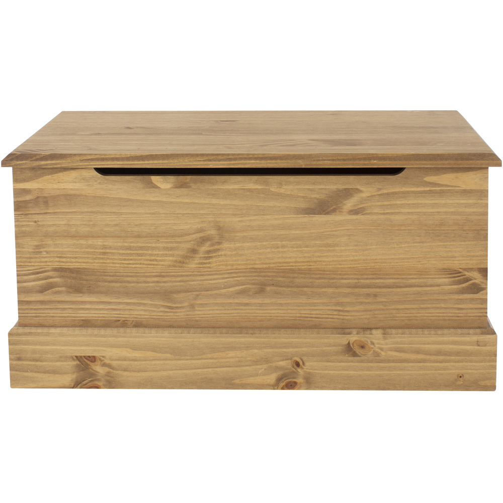 Core Products Cotswold Pine Ottoman Storage Trunk Image 3