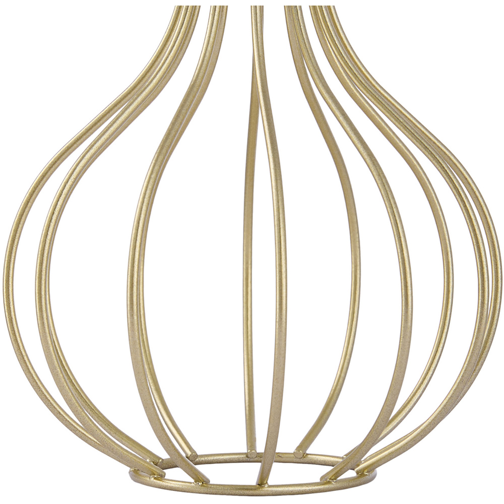 Living and Home Single Tube Gold Iron Frame Hydroponic Plant Propagation Station Image 5