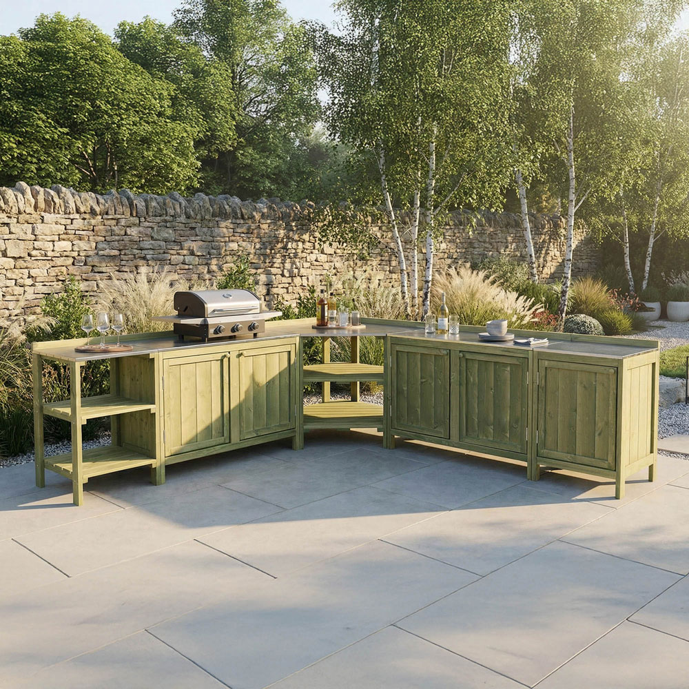 Mercia Trent Ultimate Wooden Outdoor Kitchen Image 2