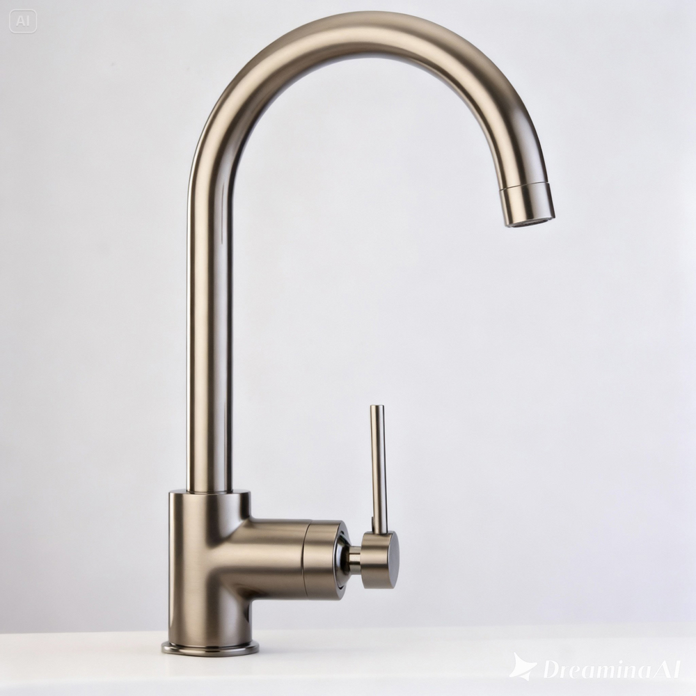 Piralla Vox Brushed Nickel Randy Mono with Single Side Randy Lever Image 2