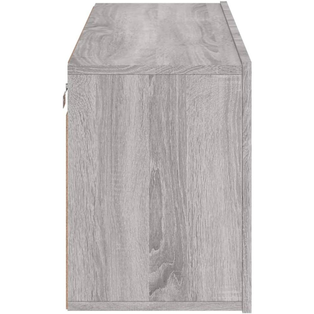 vidaXL 2 Door Grey Sonoma Wall Mounted TV Cabinet Image 7