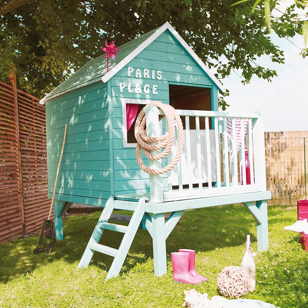 Soulet Winny 6 x 5ft Kids Wooden Platform Playhouse with Veranda Image 8