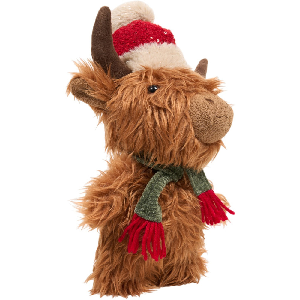 Cosy Christmas Highland Cow Image 3