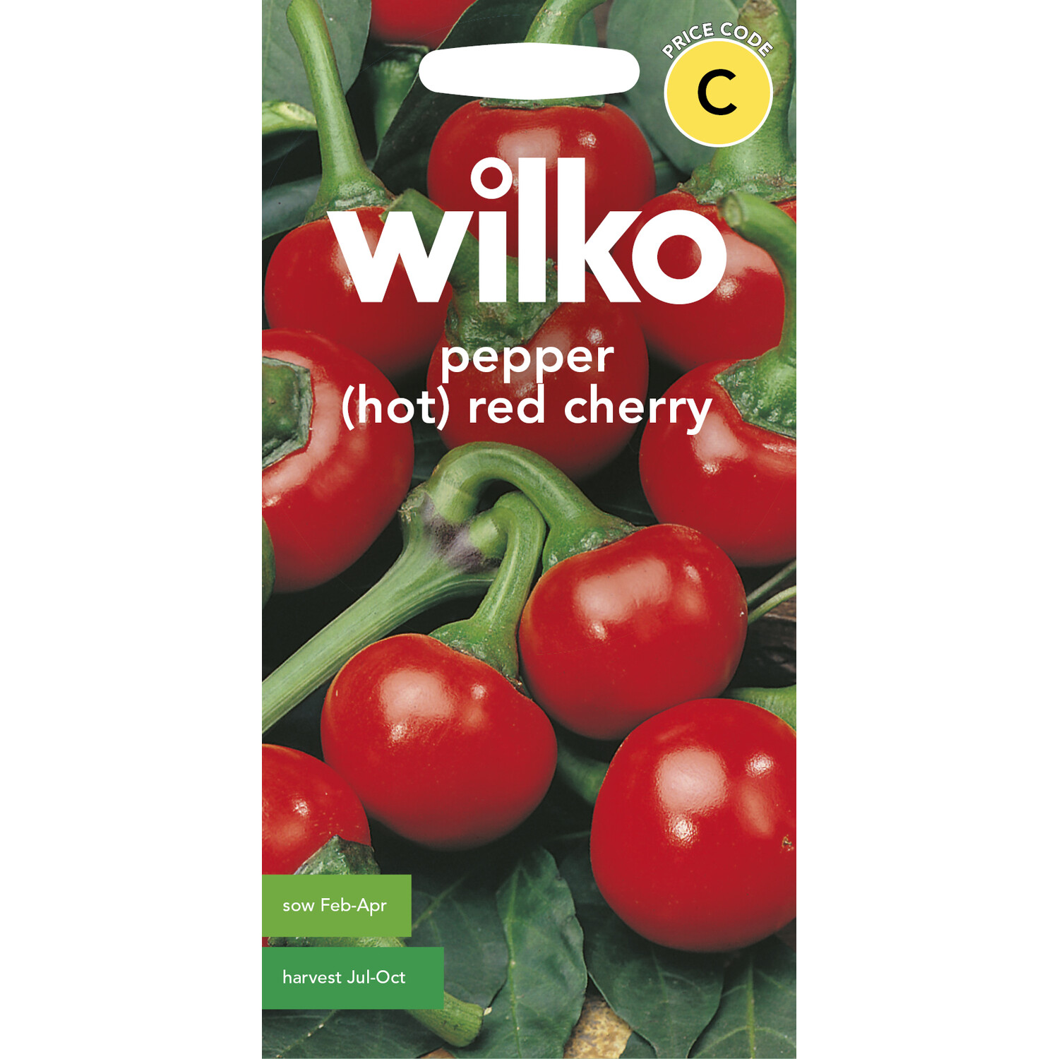 Wilko Pepper Hot Red Cherry Seeds Image 1