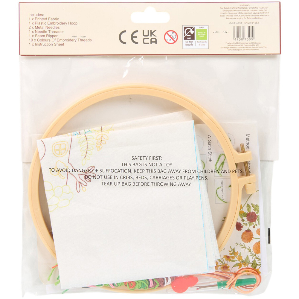 Autumn Scene Embroidery Kit Image 4