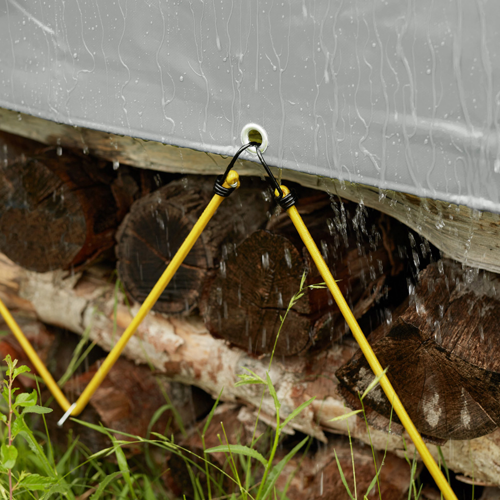 tectake Waterproof Mould Resistant Tarpaulin Protective Cover 400 x 300cm Image 7