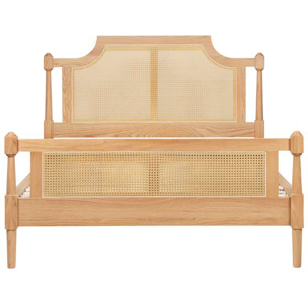 Birlea Geneva Double Rattan Bed Image 5