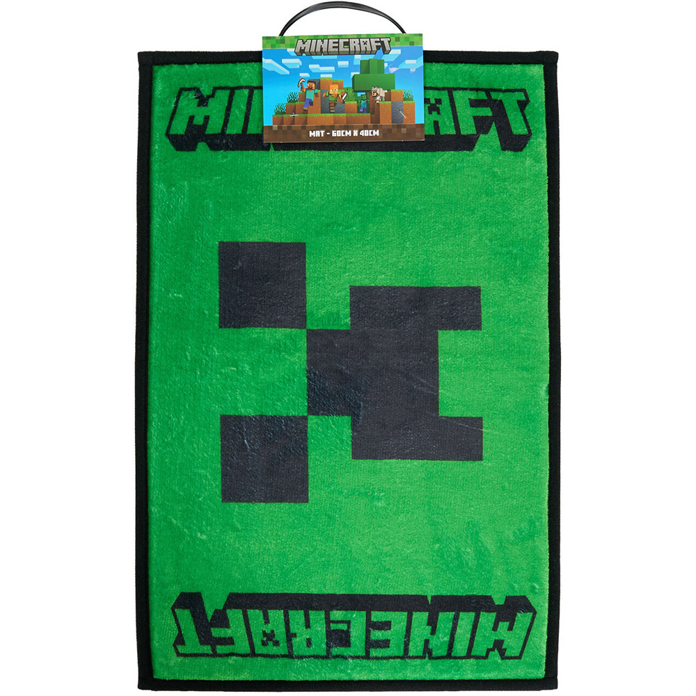Minecraft Floor Mat Green Image 2