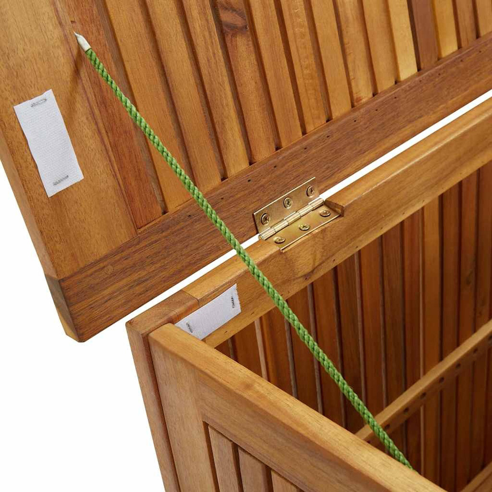 Walplus Rustic Solid Acacia Wood Storage Box Image 7