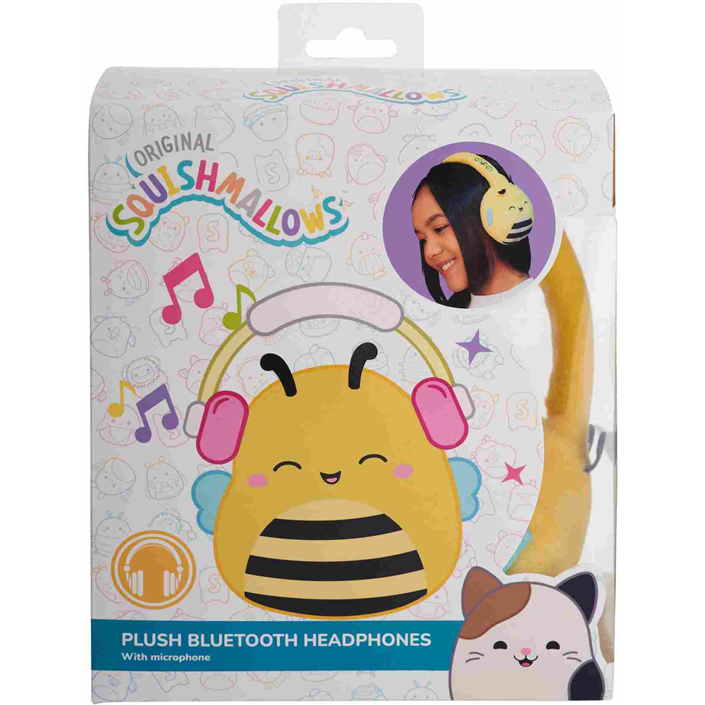 Lazerbuilt Squishmallows Sunny Plush Bluetooth Headphones Image 4