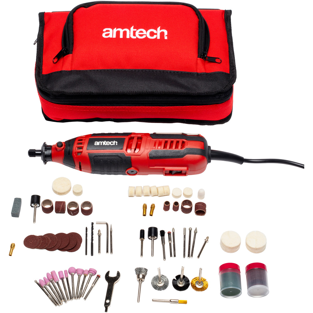 Amtech V6125 Rotary Mini Grinder with V2543 Accessory Image 2