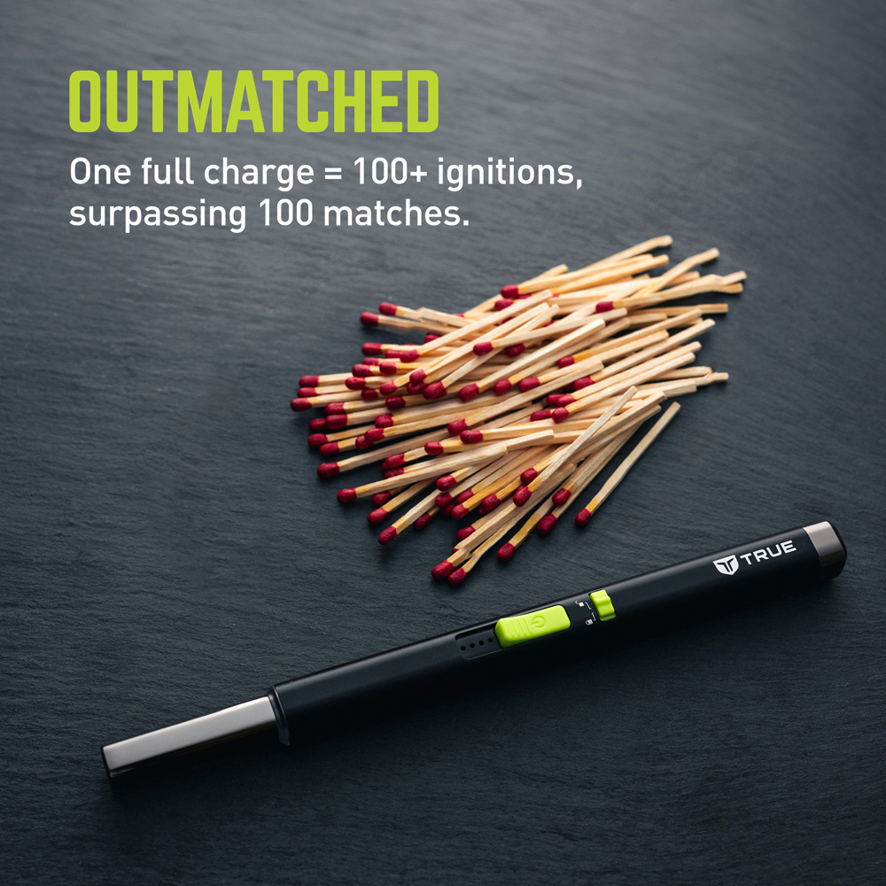 True Utility Flameless Fuel-Free Rechargeable Plasma Arc Lighter Wand with Flexible Neck and LED Image 7