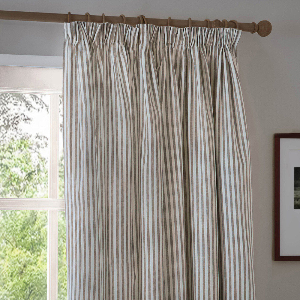 Yard Hebden Mole Cotton Blackout Pencil Pleat Curtains 168 x 183cm Image 3