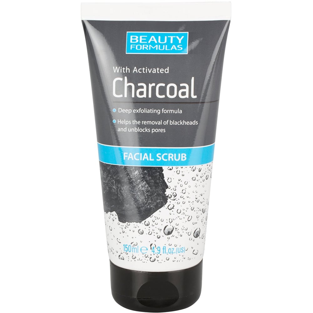Beauty Formulas Charcoal Facial Scrub 150ml Image