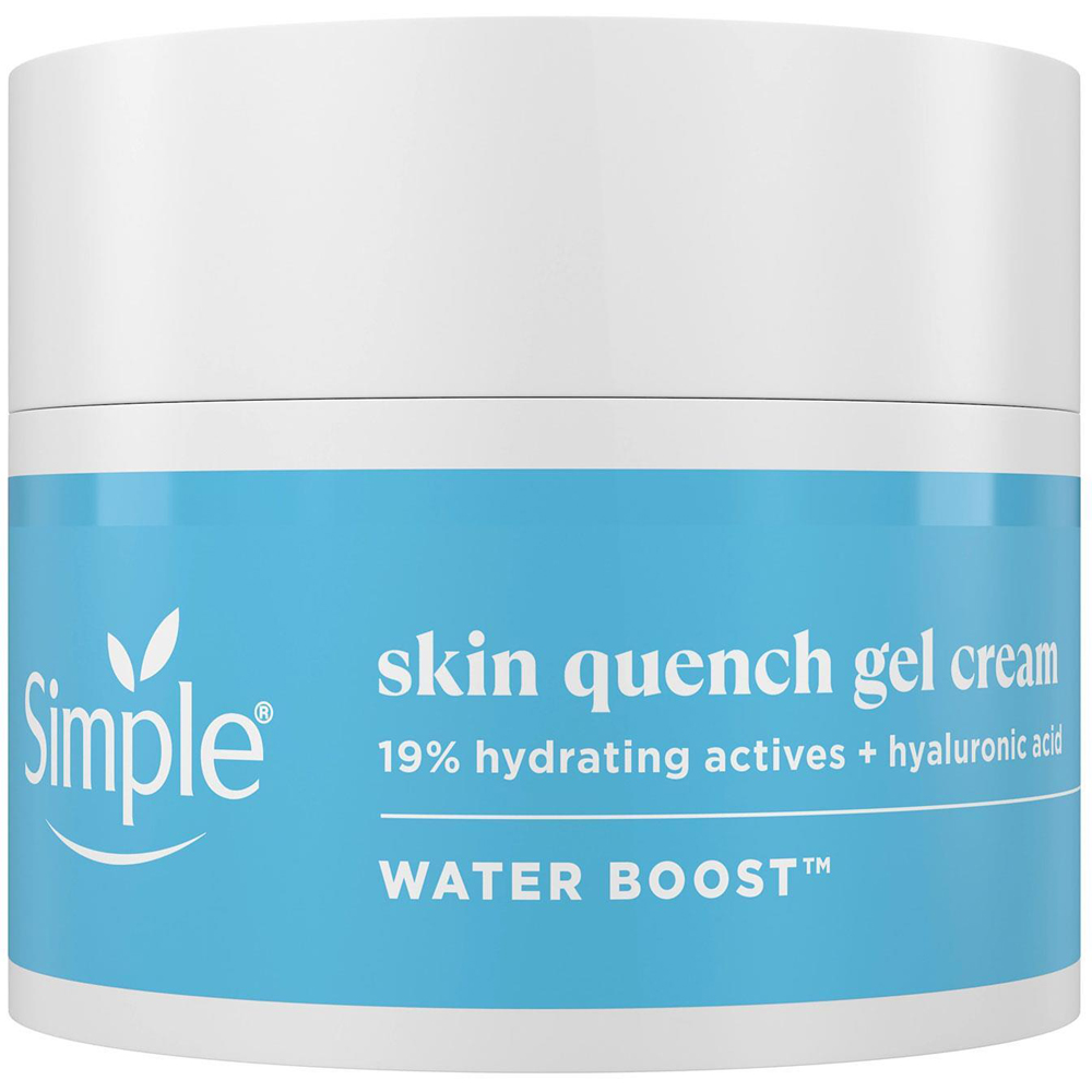 Simple Water Boost Skin Quench Sleeping Gel Cream with Minerals 50ml 3 Pack Image 2
