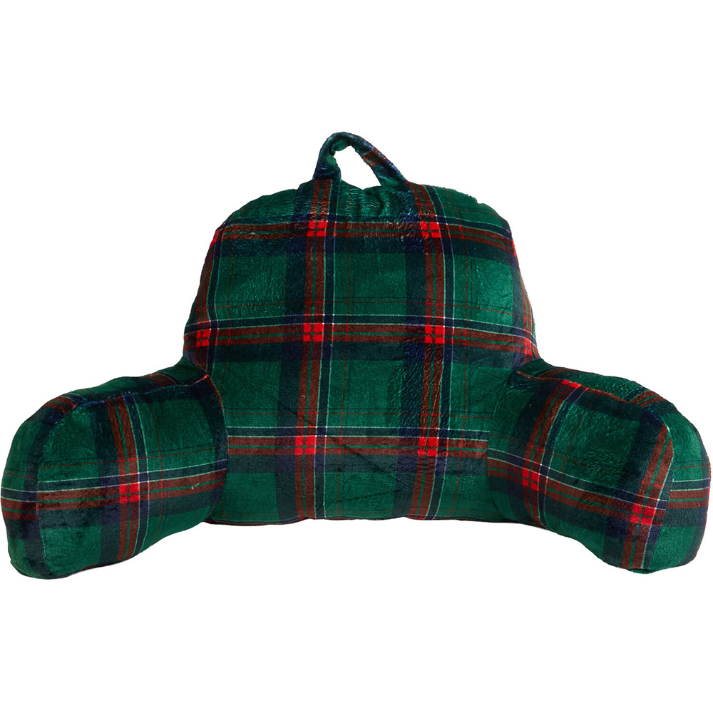Tartan Check Cuddle Chair Green Image 1