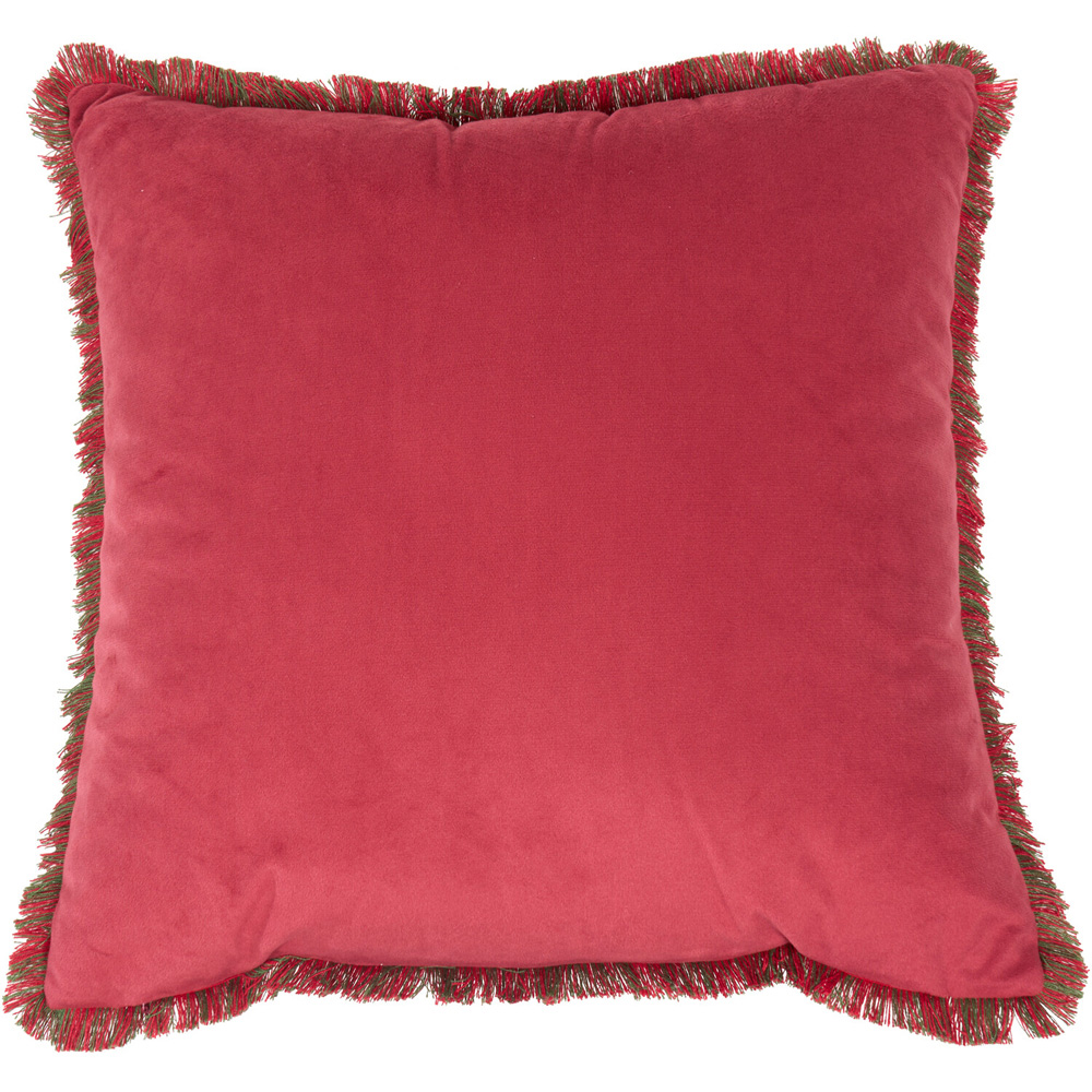 Christmas Nutcracker Fringe Cushion Image 4