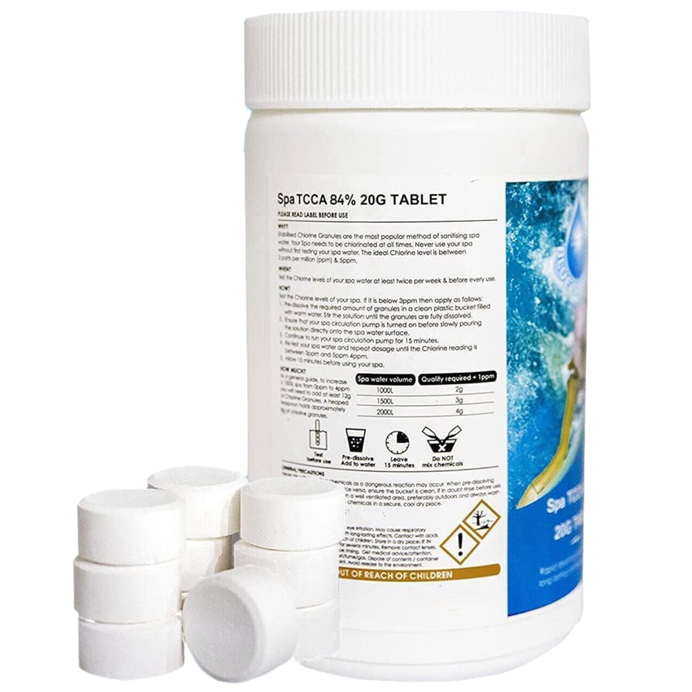 Shatchi Blue Sparkle Multifunction Chlorine Tablets 5kg Image 1