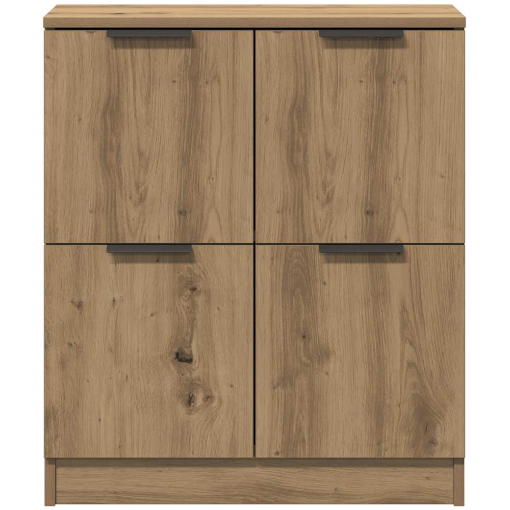vidaXL 4 Door Artisan Oak Sideboard Image 5