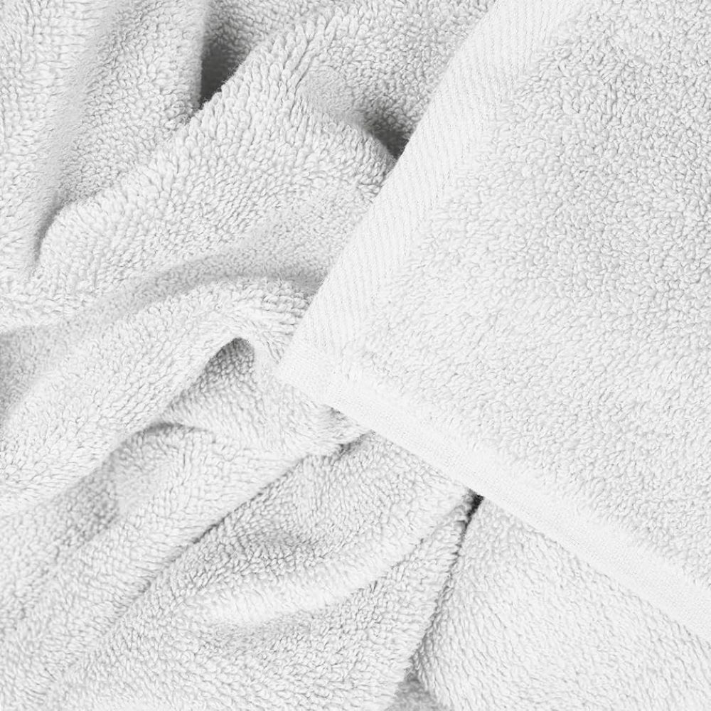 Allure Bath Fashions Luxury Zero Twist Egyptian Cotton White Bath Sheet Image 3