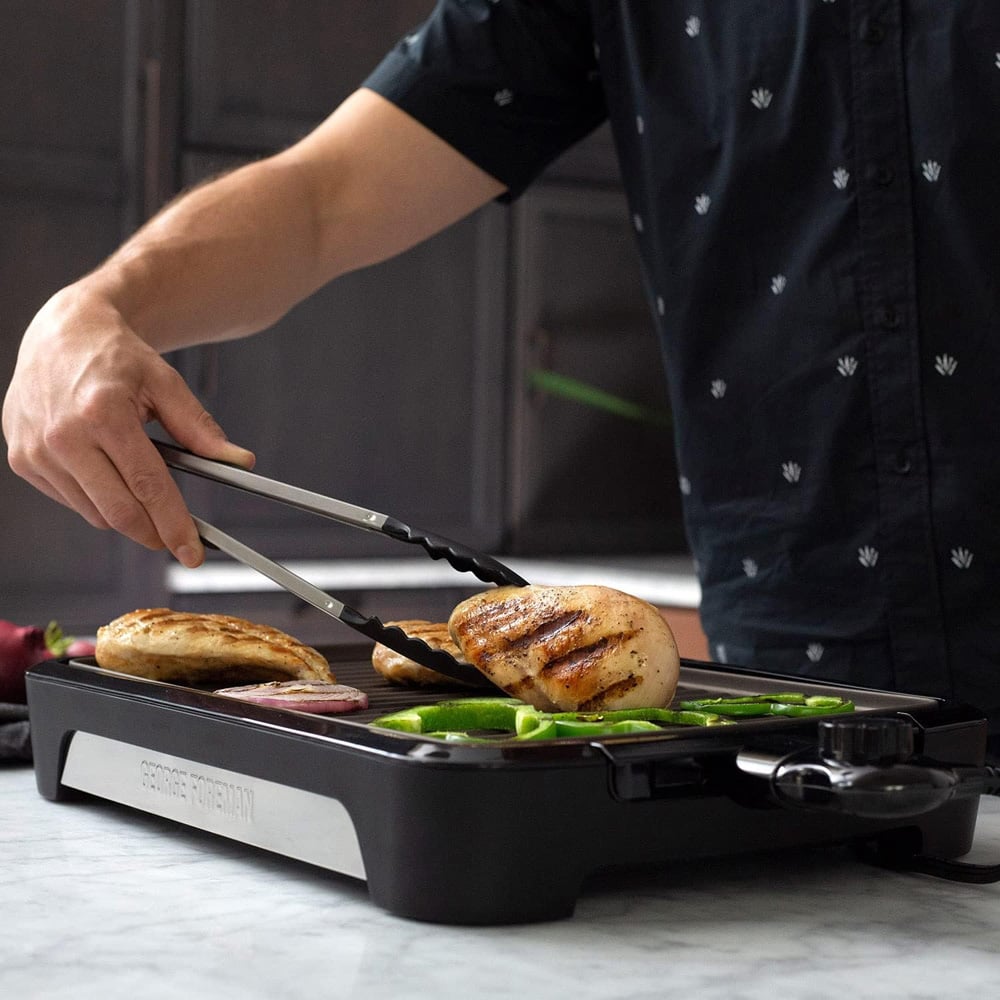 George Foreman 25850 Large Smokeless BBQ Grill Image 5