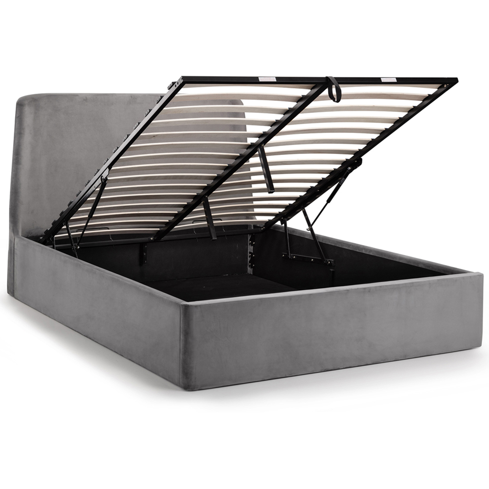 Julian Bowen Frida Double Grey Storage Ottoman Bed Image 4
