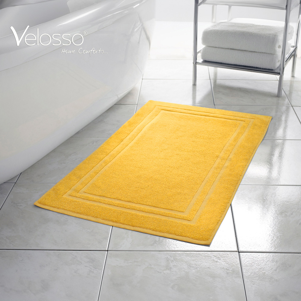 Velosso Ochre Cotton Hotel Bath Mat Image 5