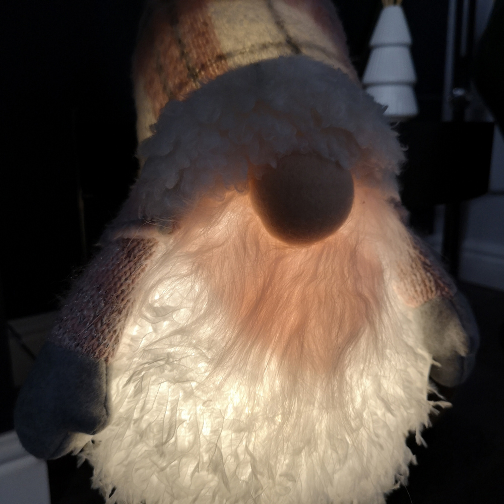 Samuel Alexander Light Up Pink Telescopic Legs Christmas Gonk Decoration Image 3