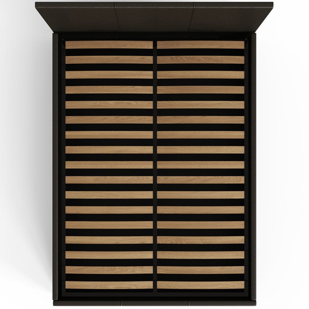 GFW Small Double Grey End Lift Ottoman Bed Image 6