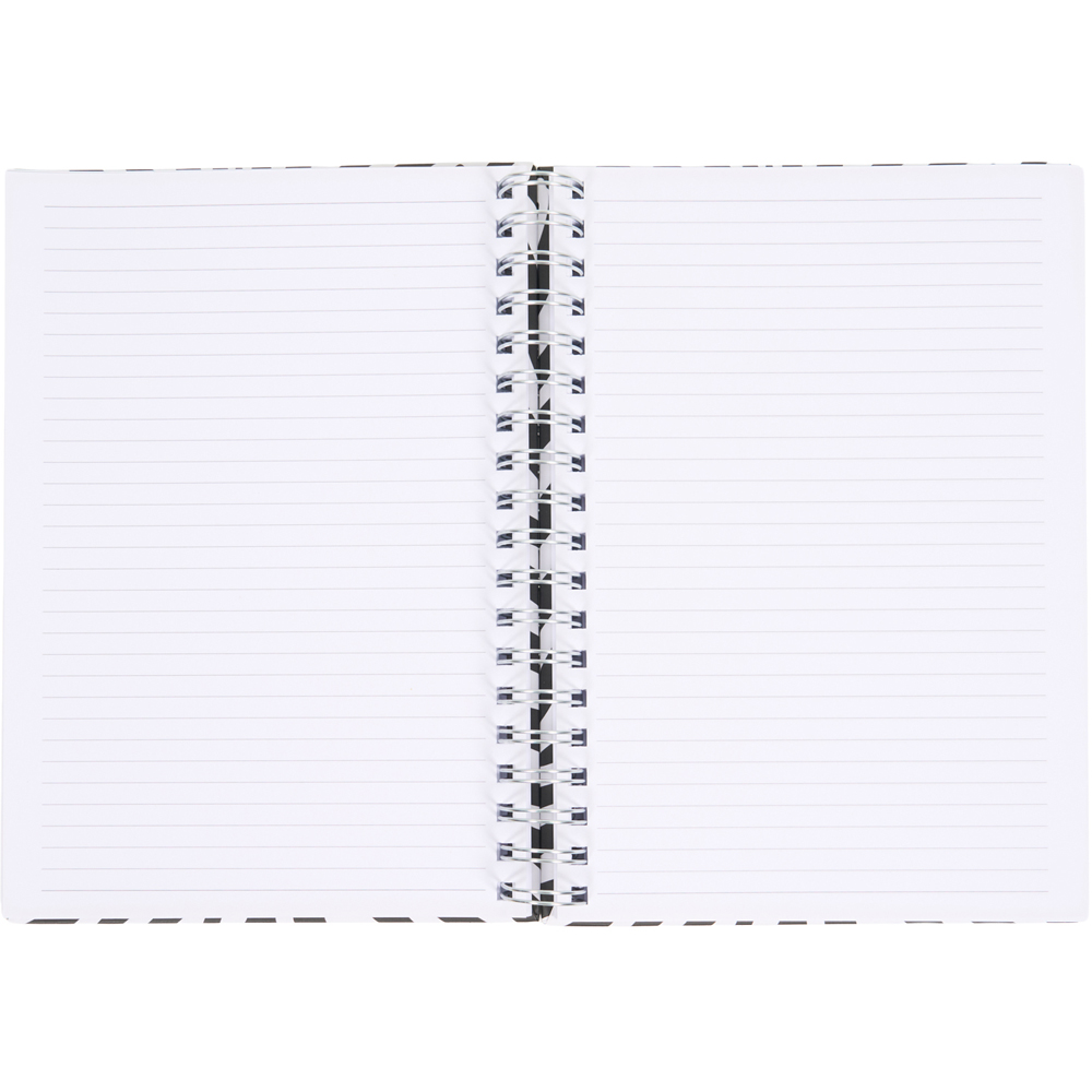 Animal Print B5 Notebook Monochrome Image 3