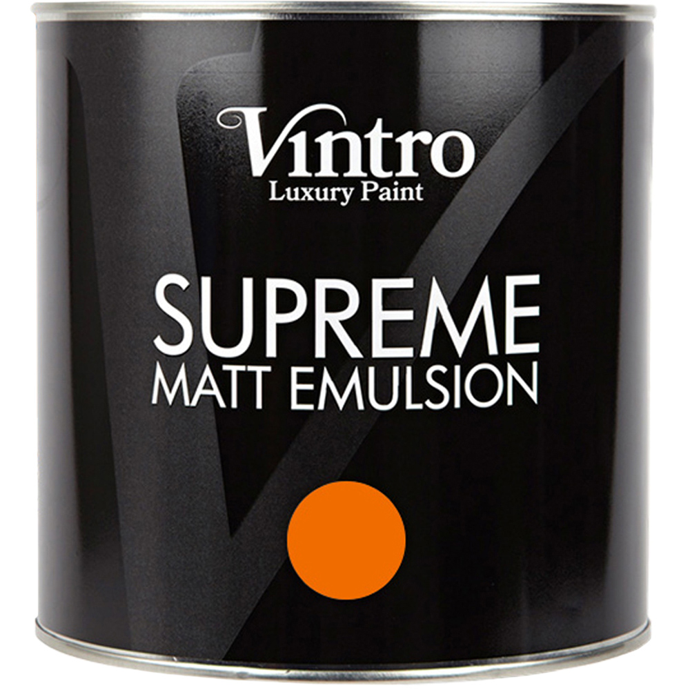 Vintro Paint Deep Saffron Matt Emulsion Interior Paint 2.5L Image 2