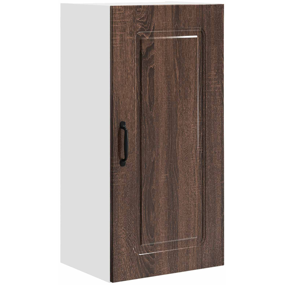 vidaXL Kalmar Single Door Brown Oak Wall Kitchen Cabinet Image 2