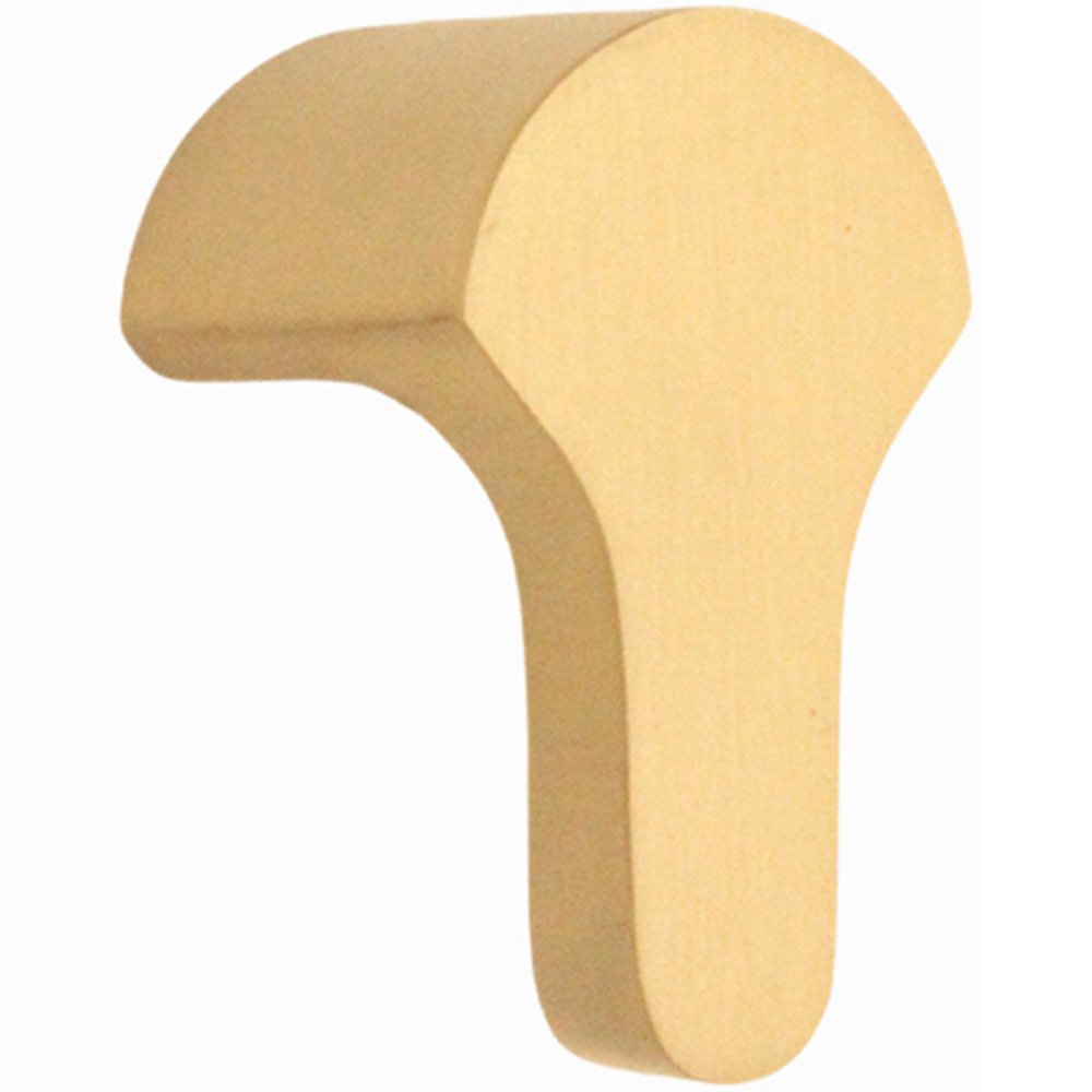 Spira Brass Tulip Satin Brass Drop Pull Handle Image 1