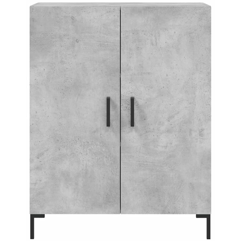 vidaXL 4 Door Concrete Grey Tall Highboard Image 8
