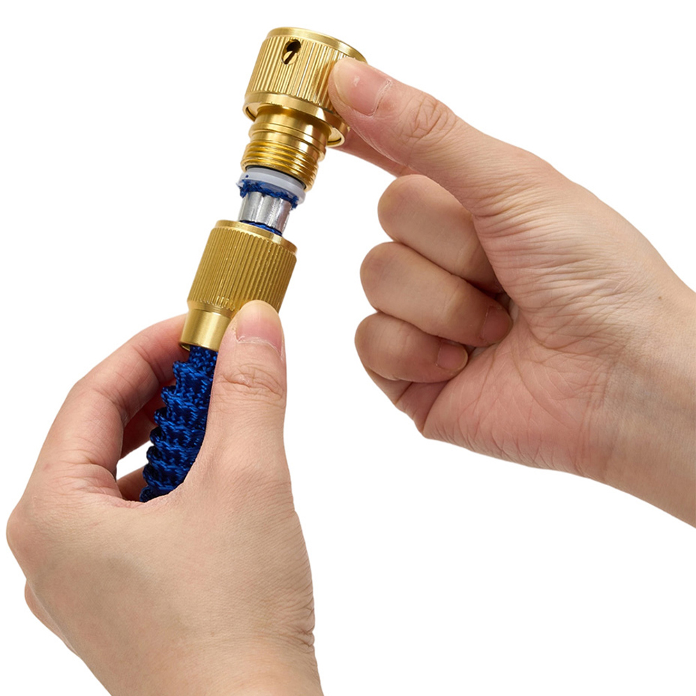 Living and Home 15m Blue Expandable Leakproof Garden Hose Image 4