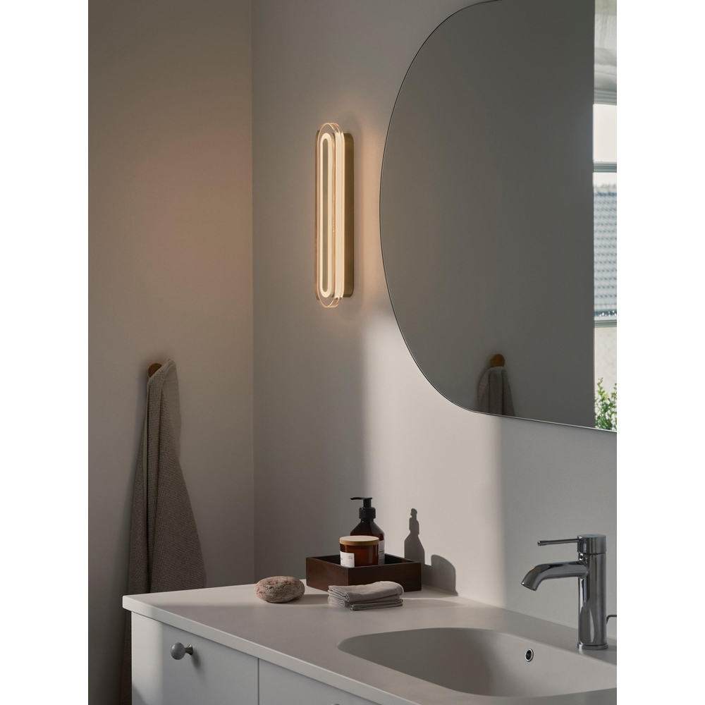 Nordlux Cavara Brass Wall Light Image 2