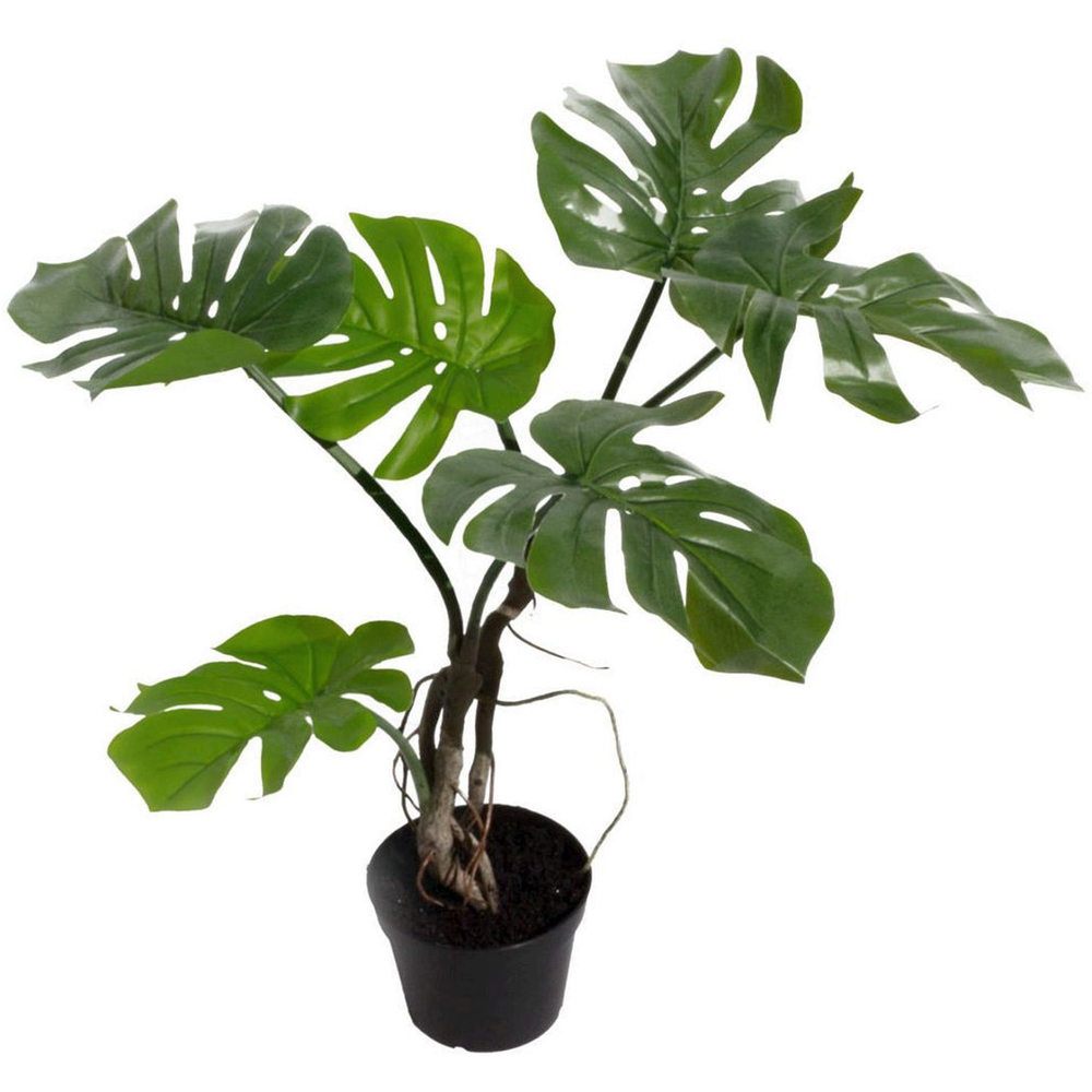 Leaf Monstera Cheese Vine Artificial Plant Pot 60cm Image