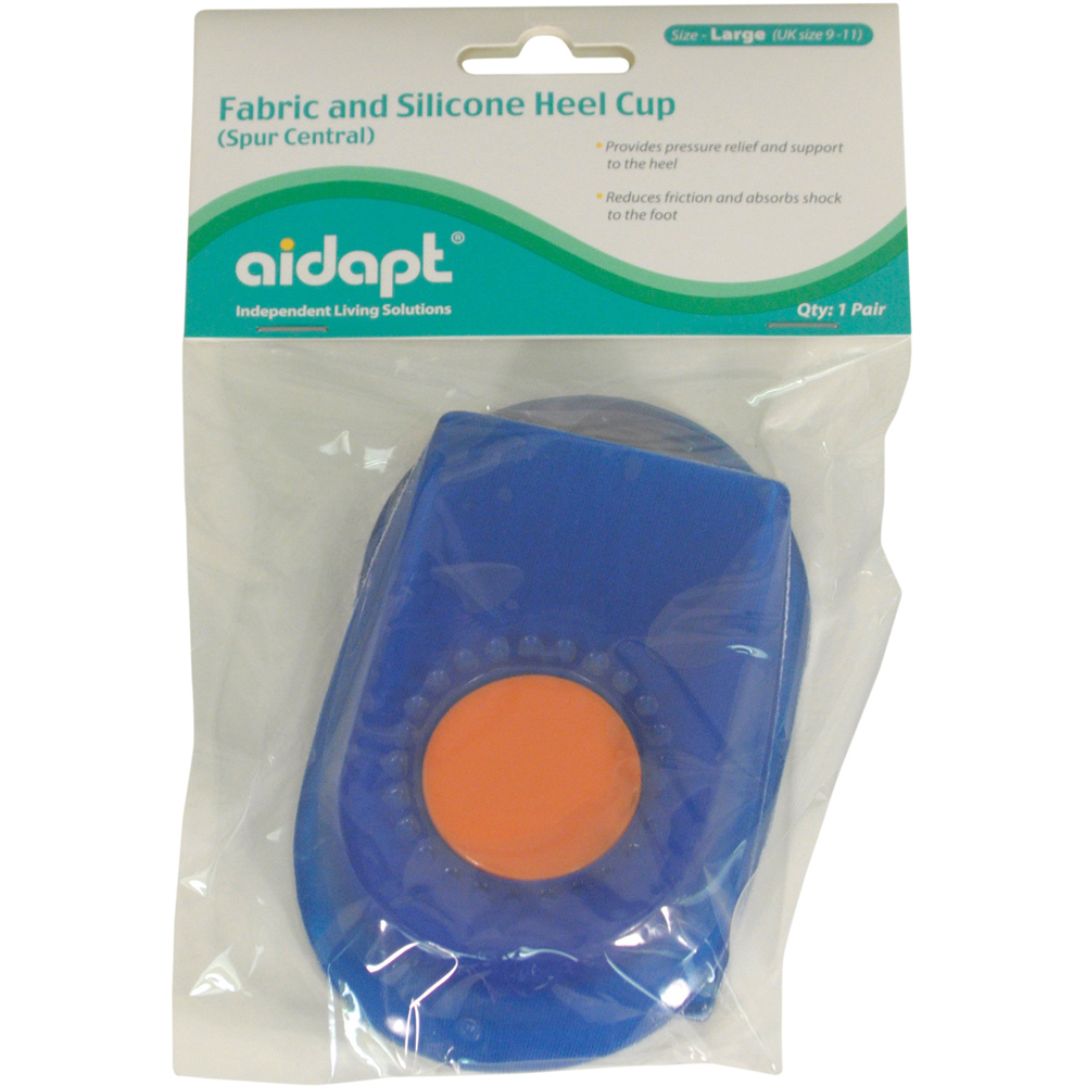 Aidapt Large Cloth Heel Cup Pair Image 1