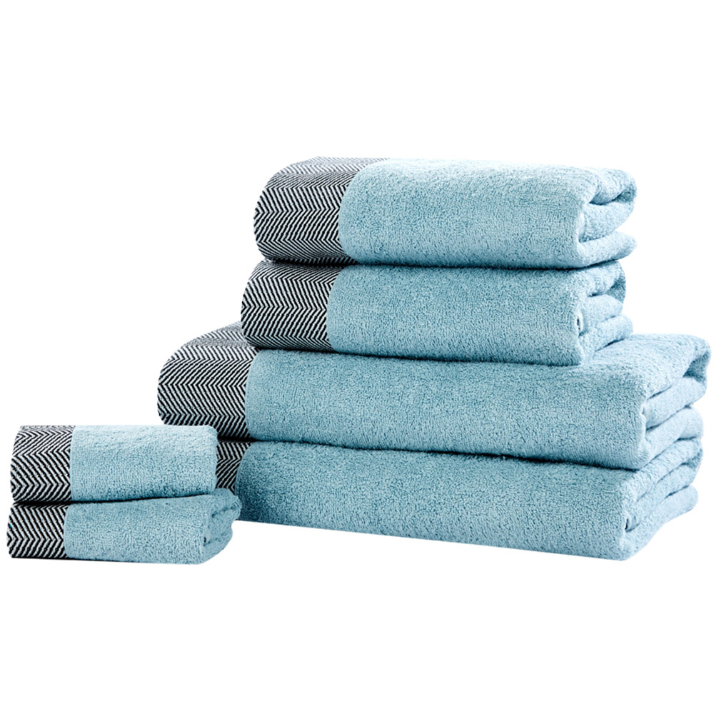 Rapport Home Tidal Duck Egg Cotton Face Cloth Image 1