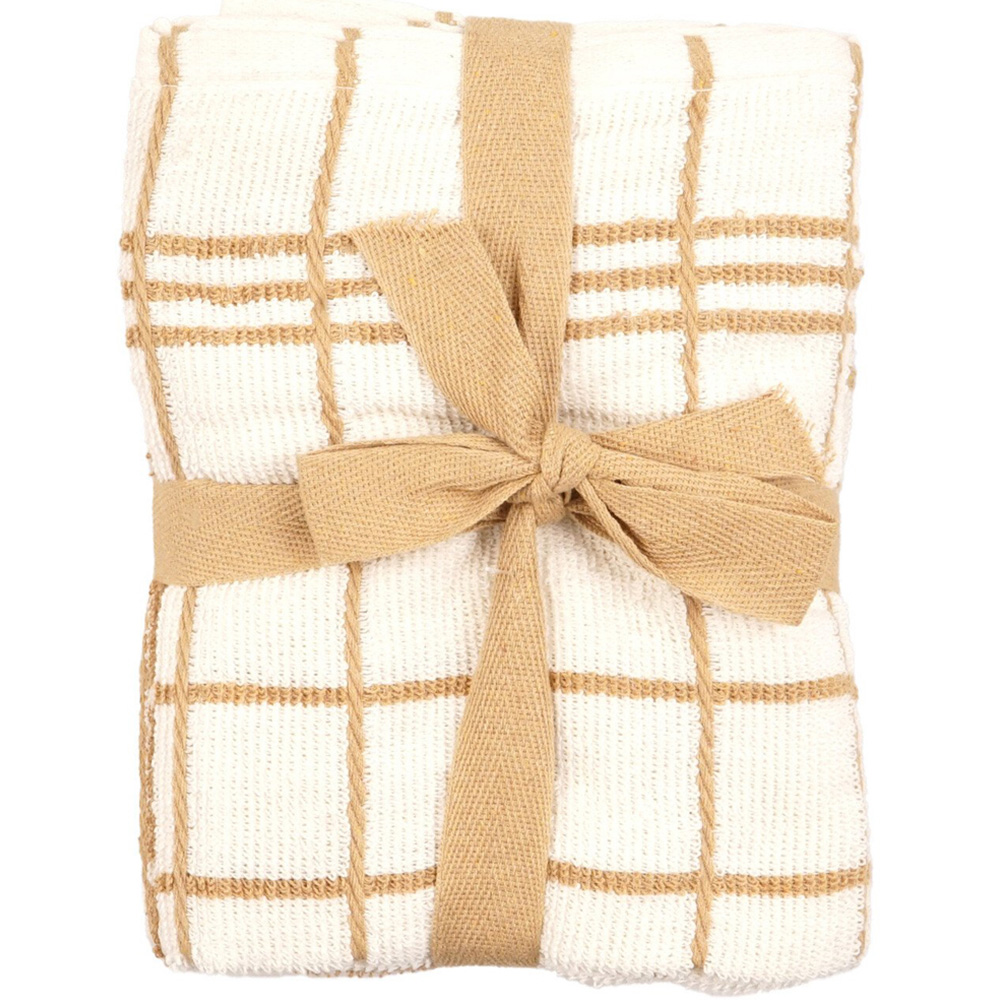 Pack of Epsom Tea Towels - Cream Image 1